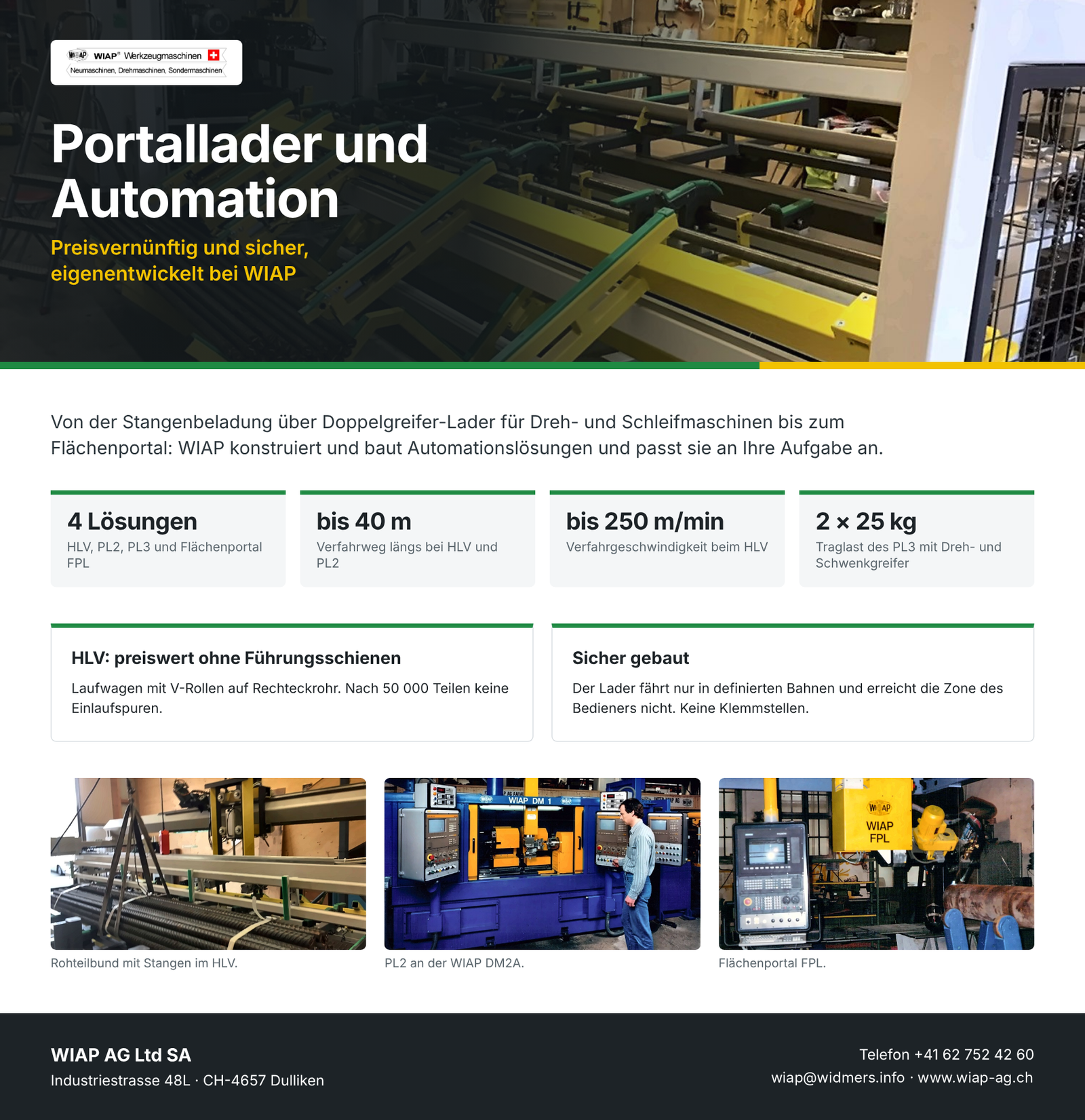 WN 1235 Portallader und Automation