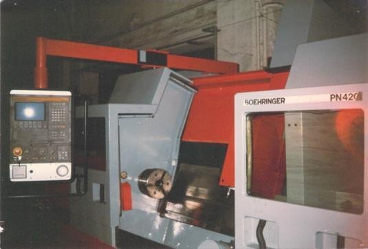 WIAP Umbau Böhringer CNC-Drehmaschine: neue Sinumerik und Vorschubmotoren