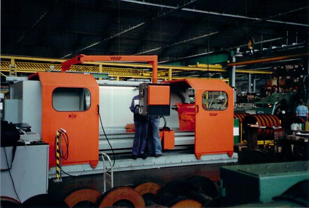 WIAP Umbau Eisenbahnrad Drehmaschine Heid: Ein Umbau Konzept: Erstellt und konstruiert von A bis Z von der Wiap ohne Drittunterstützung. Das ist möglich,