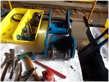 WIAP Reparatur Farr Gewindemaschine: Bild 35: