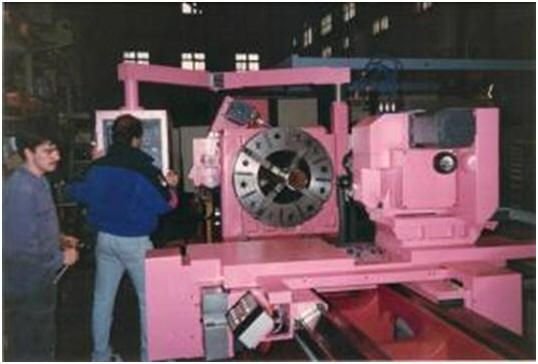 Gornati CNC-Drehmaschine: Reparatur und neues Maschinenbett