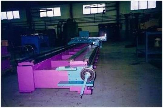 WIAP Reparatur Gornati CNC-Drehmaschine: Bild 4.1 Die WIAP hat dann ein neues Maschinenbett vorbereitet, System WIAP DM 4C, das dem