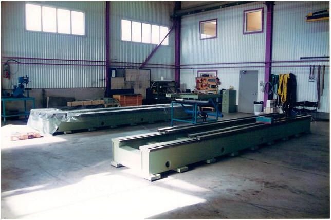 WIAP Reparatur Gurutzpe CNC-Drehmaschine: Bild 3.1 Die WIAP hat 2 Maschinen Betten gleichzeitig für das Projekt Gurutzpe vorbereitet
