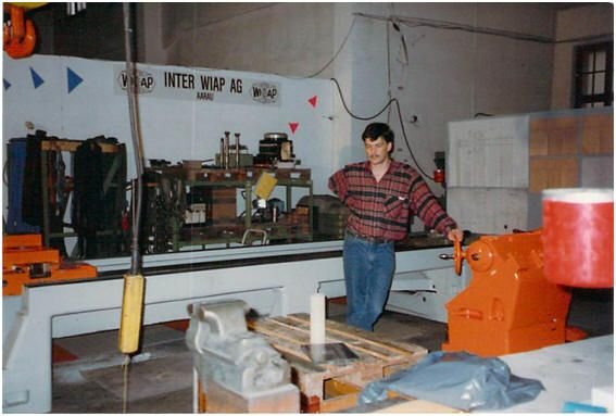 WIAP Reparatur Heid CNC-Drehbank: Bild 4.3 Diese Maschine hat bei allen Bauteilen voll überzeugt. Alles guter Guss. Alles gu