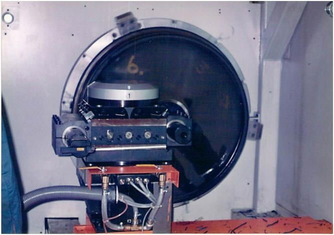 WIAP Reparatur Heid CNC-Drehbank: Bild 12.1 Bei diesem grossen Rad ist eine Scheibenrevolver nicht geeignet, weil es Kollisi