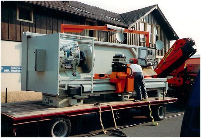 WIAP Reparatur Heid CNC-Drehbank: Bild 14.2 Einer der schönsten Momente von einem Maschinenumbau ist immer, wenn die Maschin