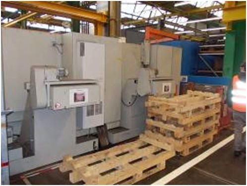 WIAP Reparatur Heid CNC-Drehbank: Bild 18.2 Maschine von hinten in der Produktion.