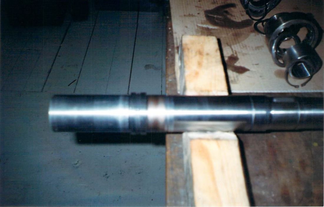 WIAP Reparatur Heyligenstaedt Spindelstock: Lagerschaden, Ausbau und Montage: Bild 13. Die Spindel etwas kühl Lagern erleichtert die Montage noch. 0.012 pro 7 Meter pro