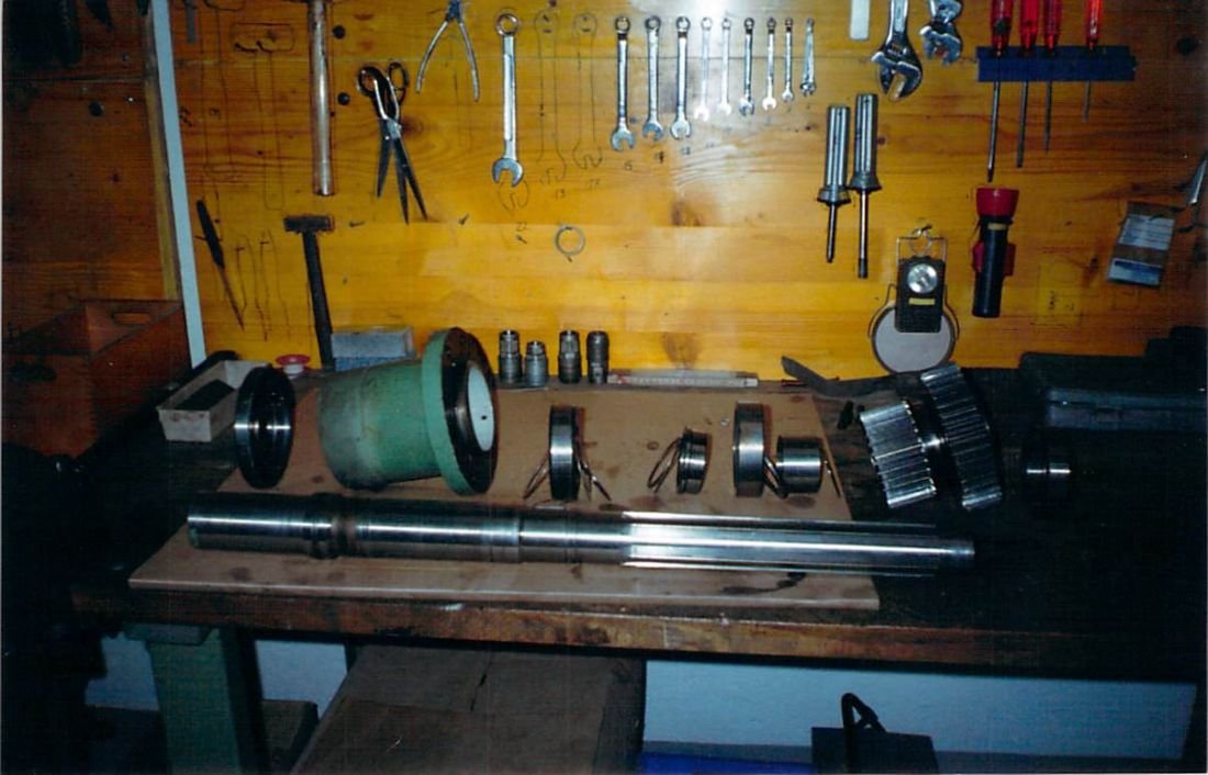 WIAP Reparatur Heyligenstaedt Spindelstock: Lagerschaden, Ausbau und Montage: Bild 14. Montagevorbereitung