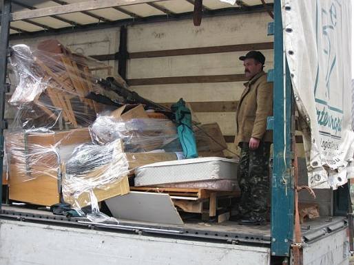 Photo: Hier von Hand abladen, war etwas mehr Arbeit.