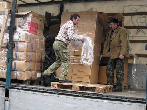 Photo: Ja, es war einige Arbeit. Alles von Hand abzuladen, ca. 70 m/3.