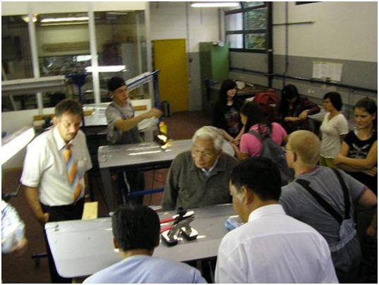 Photo: Besuch der Berufschule Zofingen. Hier werden die 1-2 Tage Berufsschule in der Woche absolviert. Die Pho