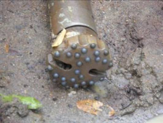 Photo: Hier ist ein Bohrwerkzeug für Wasser.