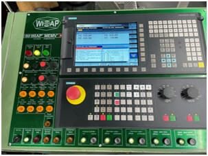 WIAP Umbau Rahmenbearbeitungsmaschine: Bild 4.4 Neue CNC nach dem Umbau