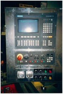 WIAP Umbau Walzendrehmaschine Bank: ild 5.1: Die CNC Steuerung Sinumerik 810T war für die Operateure leicht bedienbar gemacht.