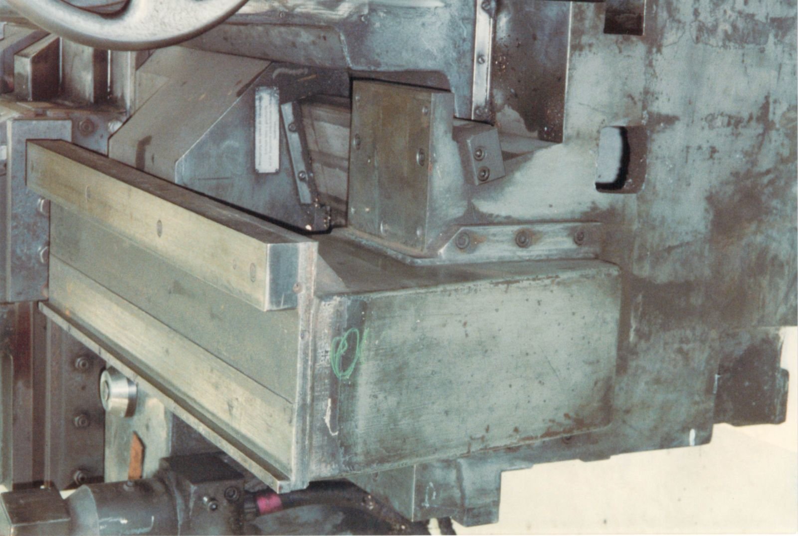 WIAP Umbau Walzendrehmaschine: Alter, robuster, guter Maschinenbau