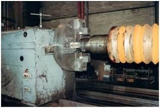 WIAP Umbau Walzendrehmaschine WDK 850: Bild 3.3 Auch die Klauenkasten wurden komplett neu revidiert.