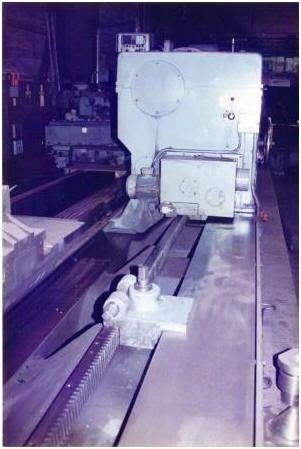 WIAP Umbau Walzendrehmaschine WDK 850: Bild 4.4 Die Führung mit dem Reitstock war mehrere mm ausgelaufen.