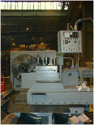 WIAP Umbau Walzendrehmaschine WDK 850: Bild 13.3: 150 Tonnen Maschine fertig revidiert.