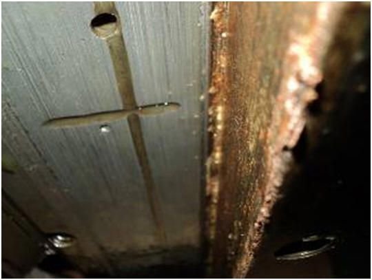 WIAP Reparatur Weisser CNC-Drehbank: Bild 11: Diese Maschine hat ein Turcyte Belag, der in der Regel grün ist. Die Schmierung w