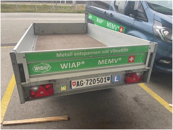 Anhänger SARIS ZW 3500, Nummer, geprüft 29.10.2024