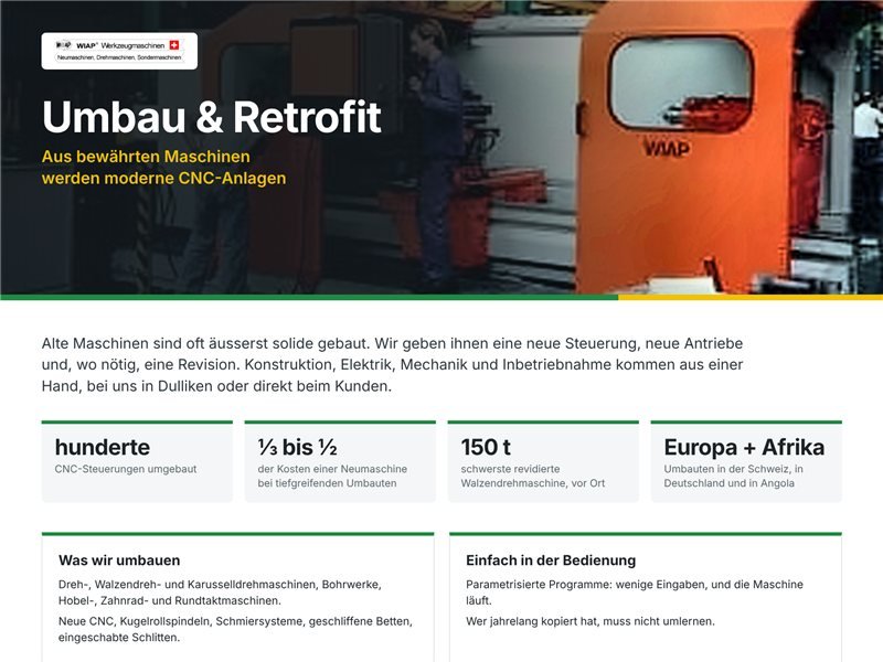 Umbau und Retrofit – Projektsammlung 1 · WIAP AG