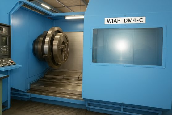 WIAP DM4C Drehmaschine mit Panzerglas-Schutzscheibe