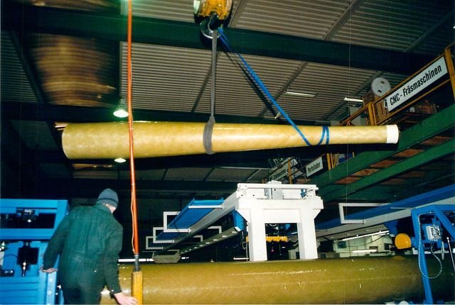 P5e: Mit der Anlage können auch konische Rohre bearbeitet werden.