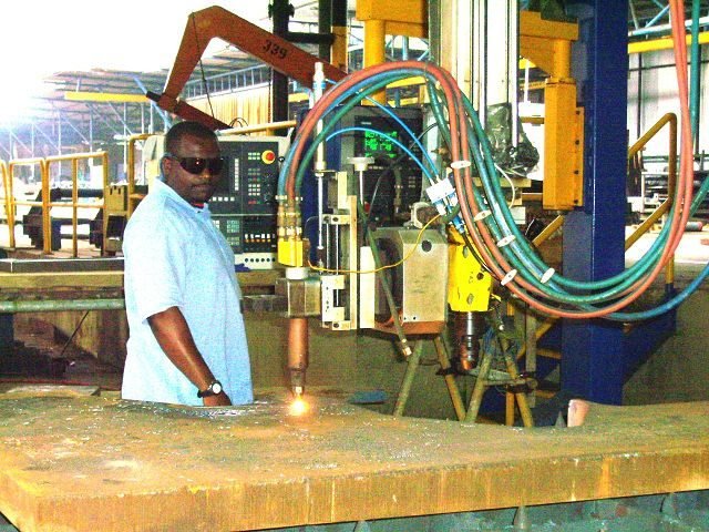 WIAP Umbau CNC-Brennschneidmaschine Angola, Bild 1