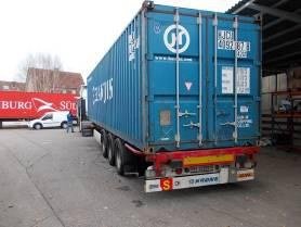 der Container war nach 2 Tagen geladen mit 16 Tonnen Material.