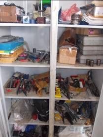 Hier der Werkzeugschrank