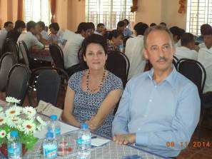 Frau und Herr Schweizer General Konsul Hardegger Othmar von HCMC Saigon, Vietnam. Ende Photobericht Vietnam 23.11.2014 P